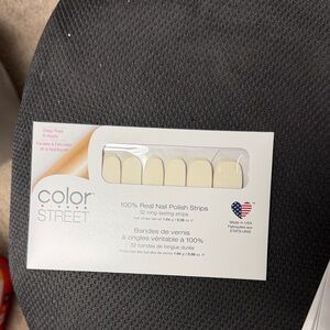 Color Street Cream Nail Polish Strips